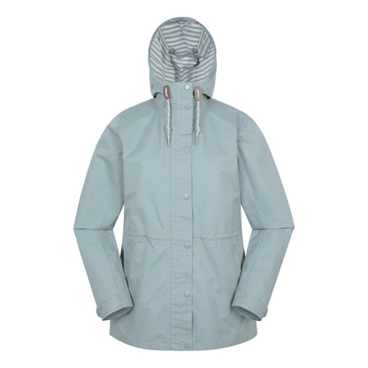 Light Teal - Front - Mountain Warehouse Womens-Ladies Coast Waterproof Jacket