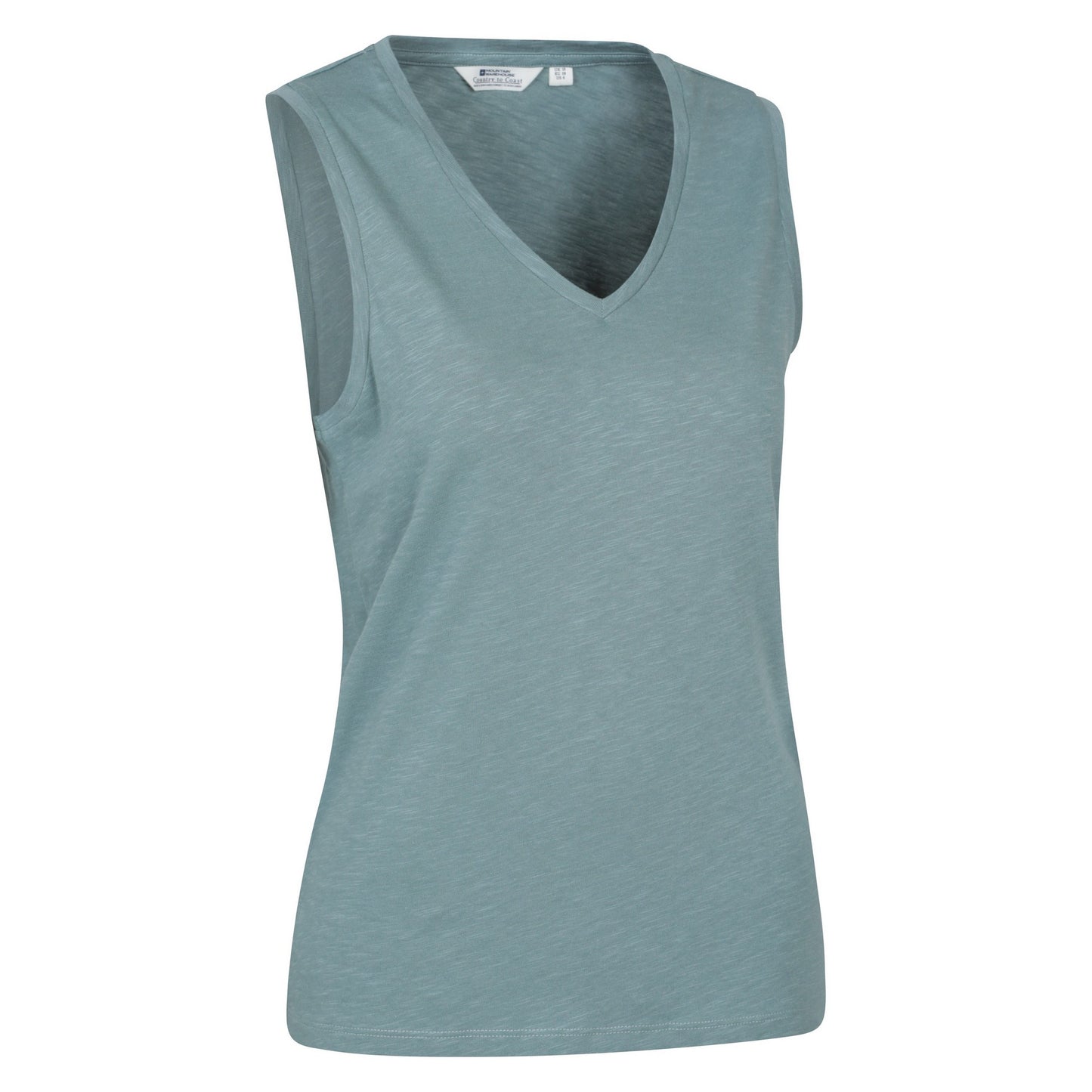 Pale Green - Side - Mountain Warehouse Womens-Ladies Whitley V Neck Vest Top