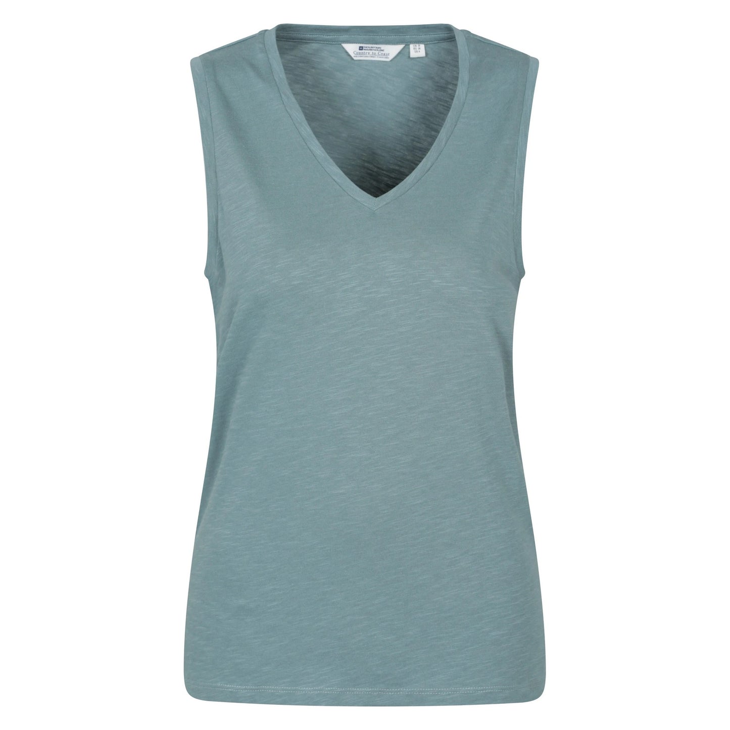 Pale Green - Front - Mountain Warehouse Womens-Ladies Whitley V Neck Vest Top