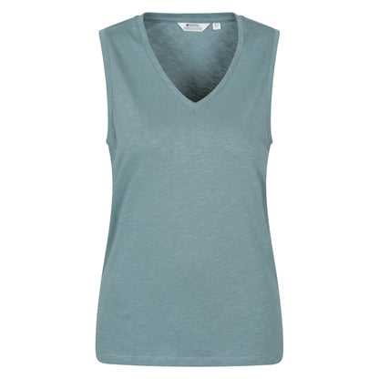 Pale Green - Front - Mountain Warehouse Womens-Ladies Whitley V Neck Vest Top