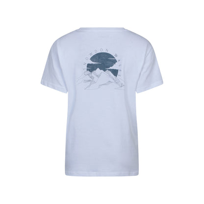 White - Back - Mountain Warehouse Womens-Ladies Snowdon Relaxed Fit Short-Sleeved T-Shirt