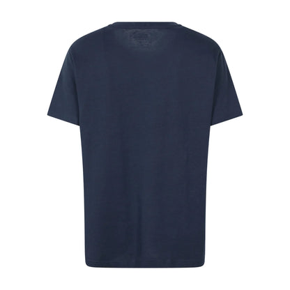 Navy - Back - Mountain Warehouse Womens-Ladies Snowdon Relaxed Fit Short-Sleeved T-Shirt