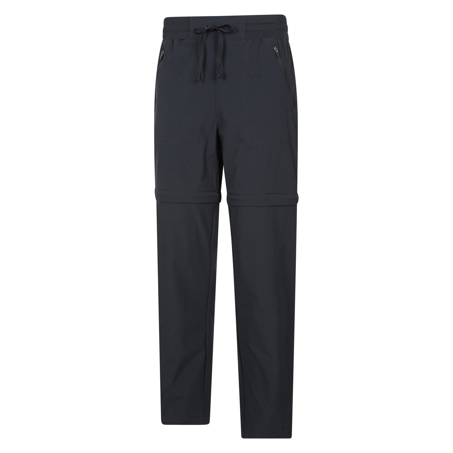 Black - Lifestyle - Mountain Warehouse Womens-Ladies Explorer Zip-Off Trousers