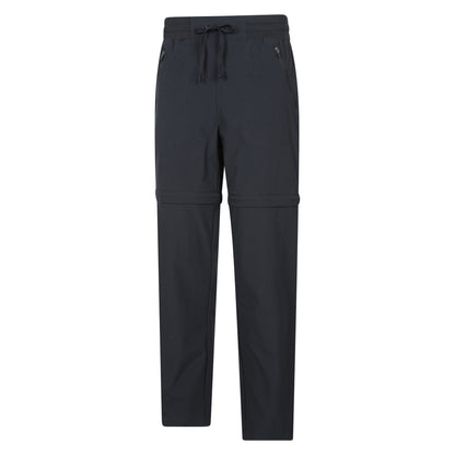 Black - Lifestyle - Mountain Warehouse Womens-Ladies Explorer Zip-Off Trousers