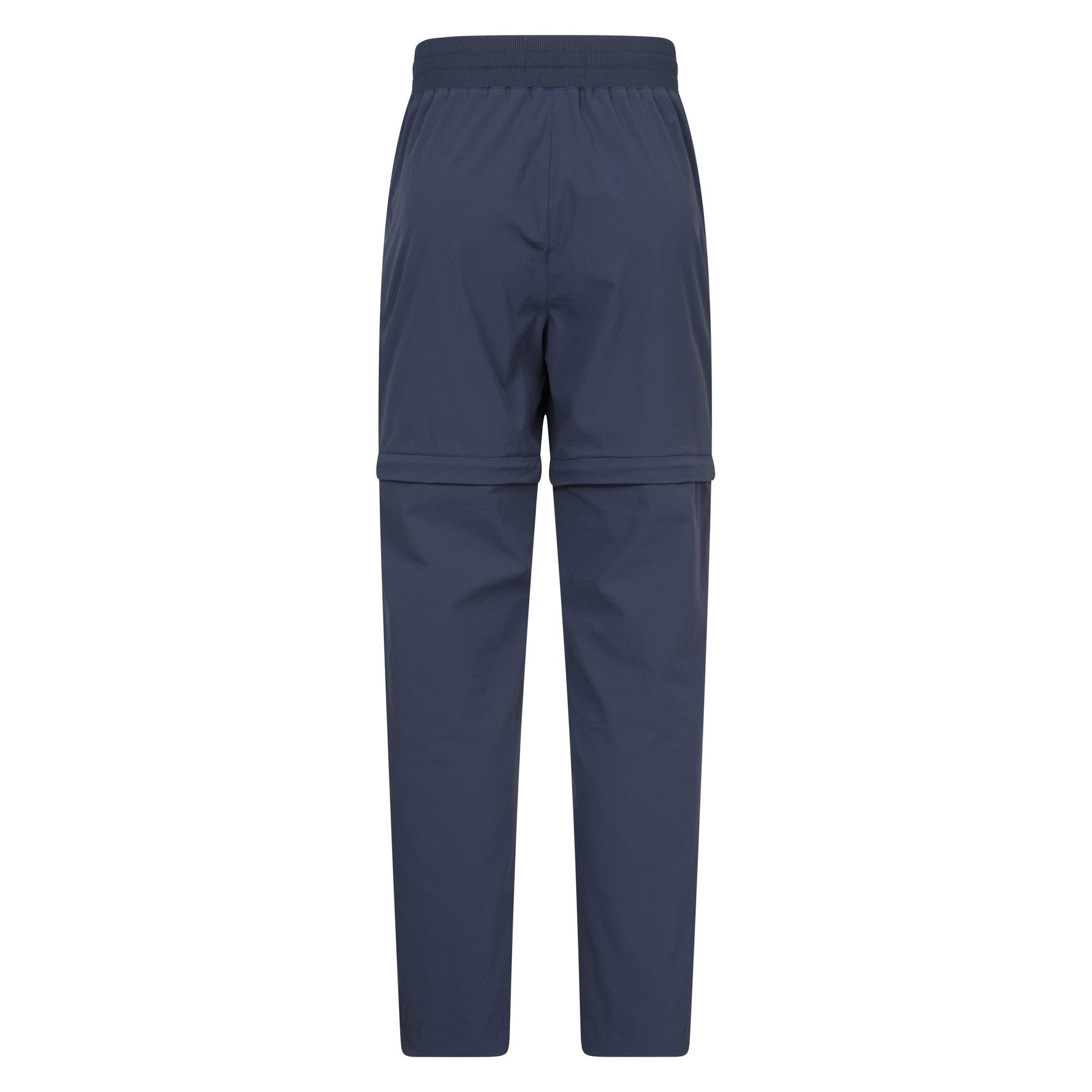 Navy - Back - Mountain Warehouse Womens-Ladies Explorer Zip-Off Trousers