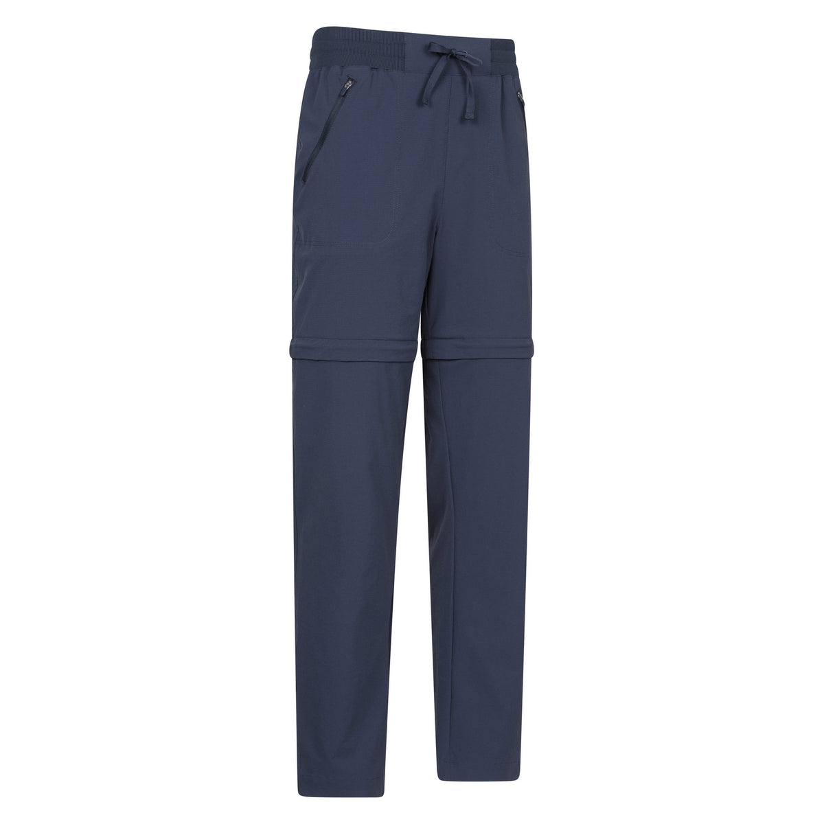 Navy - Side - Mountain Warehouse Womens-Ladies Explorer Zip-Off Trousers