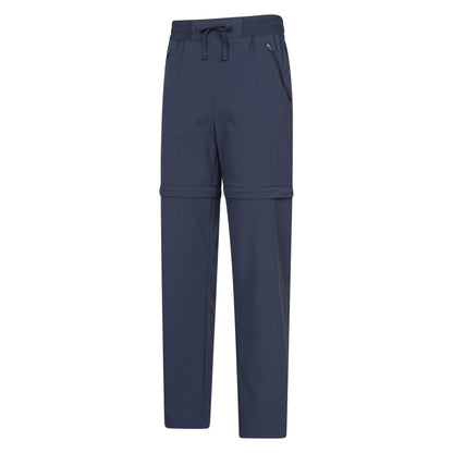 Navy - Lifestyle - Mountain Warehouse Womens-Ladies Explorer Zip-Off Trousers