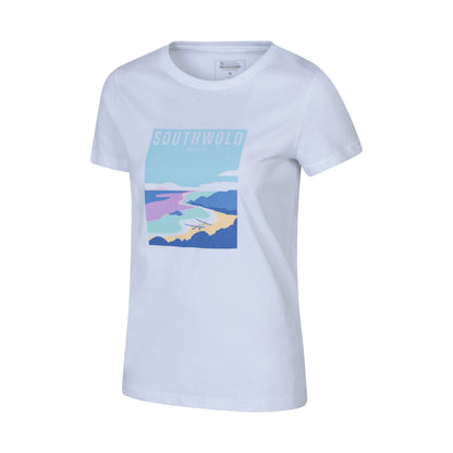 White - Lifestyle - Mountain Warehouse Womens-Ladies Southwold Short-Sleeved T-Shirt
