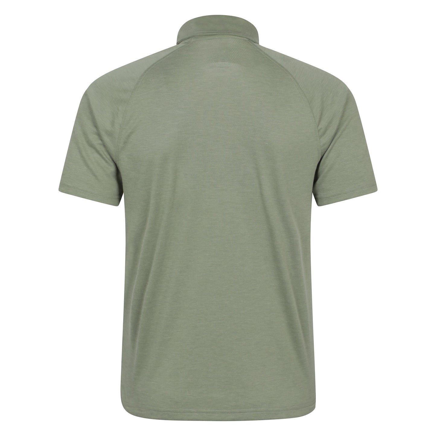 Light Khaki - Back - Mountain Warehouse Mens Volley IsoCool Polo Shirt