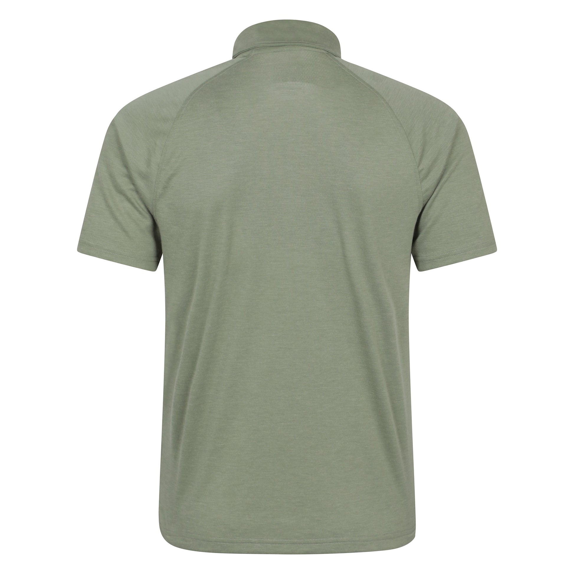 Light Khaki - Back - Mountain Warehouse Mens Volley IsoCool Polo Shirt