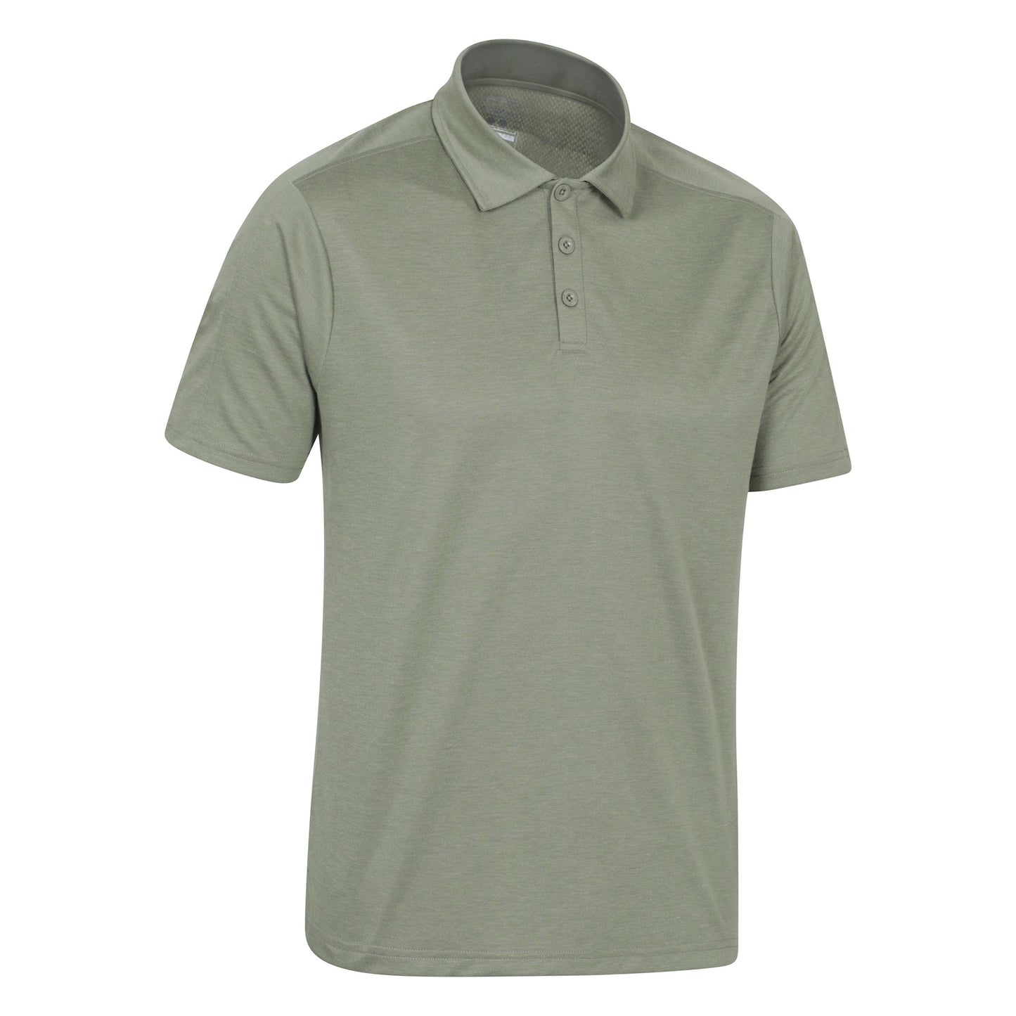 Light Khaki - Side - Mountain Warehouse Mens Volley IsoCool Polo Shirt