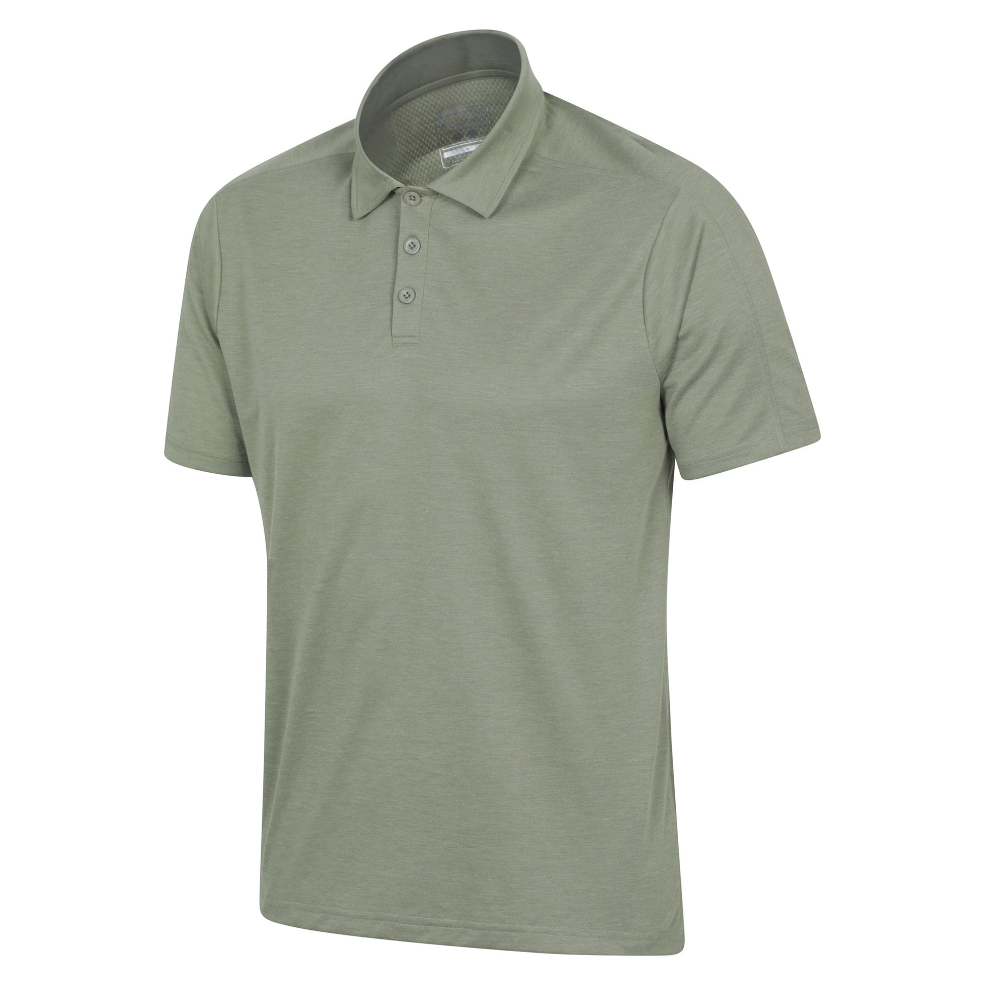 Light Khaki - Lifestyle - Mountain Warehouse Mens Volley IsoCool Polo Shirt