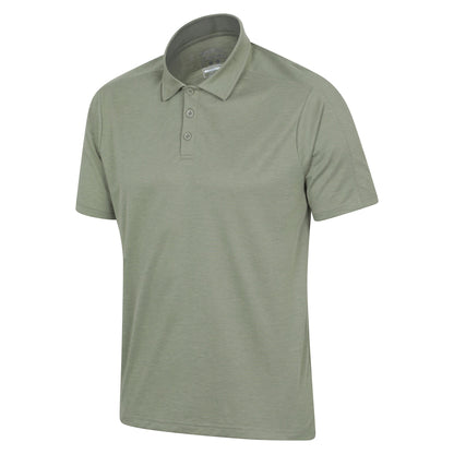 Light Khaki - Lifestyle - Mountain Warehouse Mens Volley IsoCool Polo Shirt