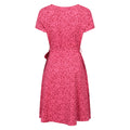 Red - Back - Mountain Warehouse Womens-Ladies Santorini Hibiscus Jersey Wrap Dress