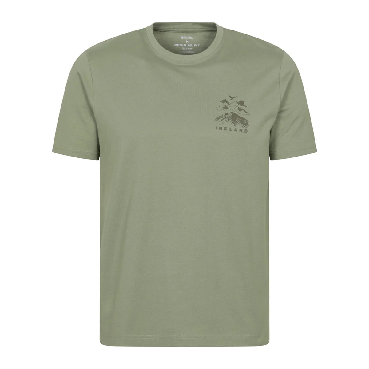 Khaki Green - Front - Mountain Warehouse Mens Scotland T-Shirt