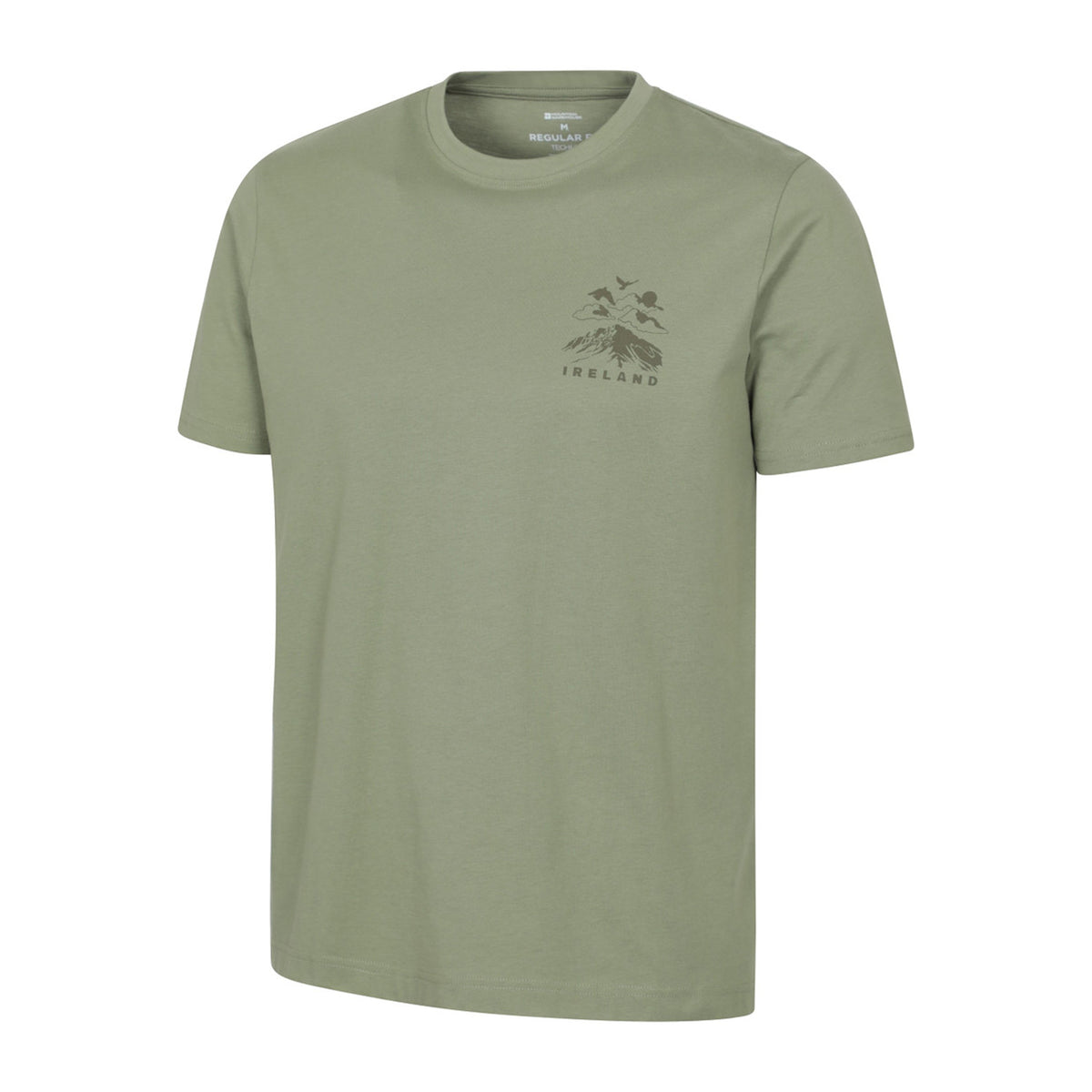 Khaki Green - Side - Mountain Warehouse Mens Scotland T-Shirt