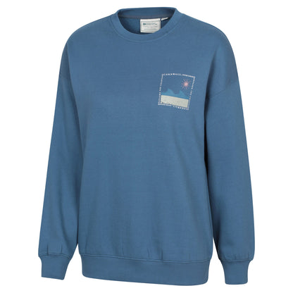 Blue - Lifestyle - Mountain Warehouse Womens-Ladies Conwall Graphic Sweatshirt