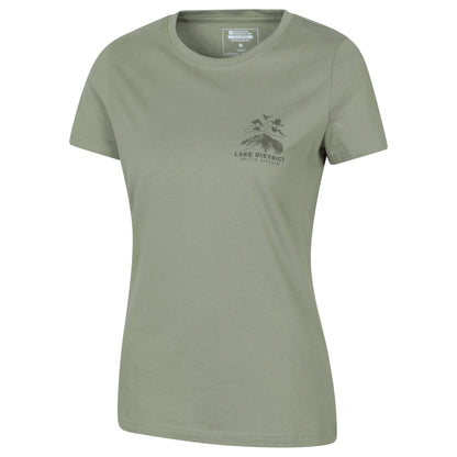 Khaki Green - Lifestyle - Mountain Warehouse Womens-Ladies Lake District Sunset T-Shirt