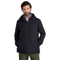 Black - Lifestyle - Mountain Warehouse Mens Hill Packable Waterproof Jacket