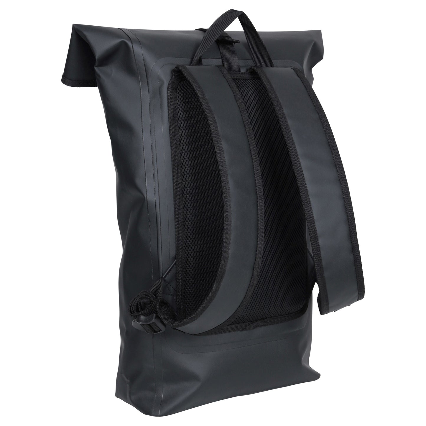 Black - Back - Mountain Warehouse Tempest Roll Top 18L Backpack
