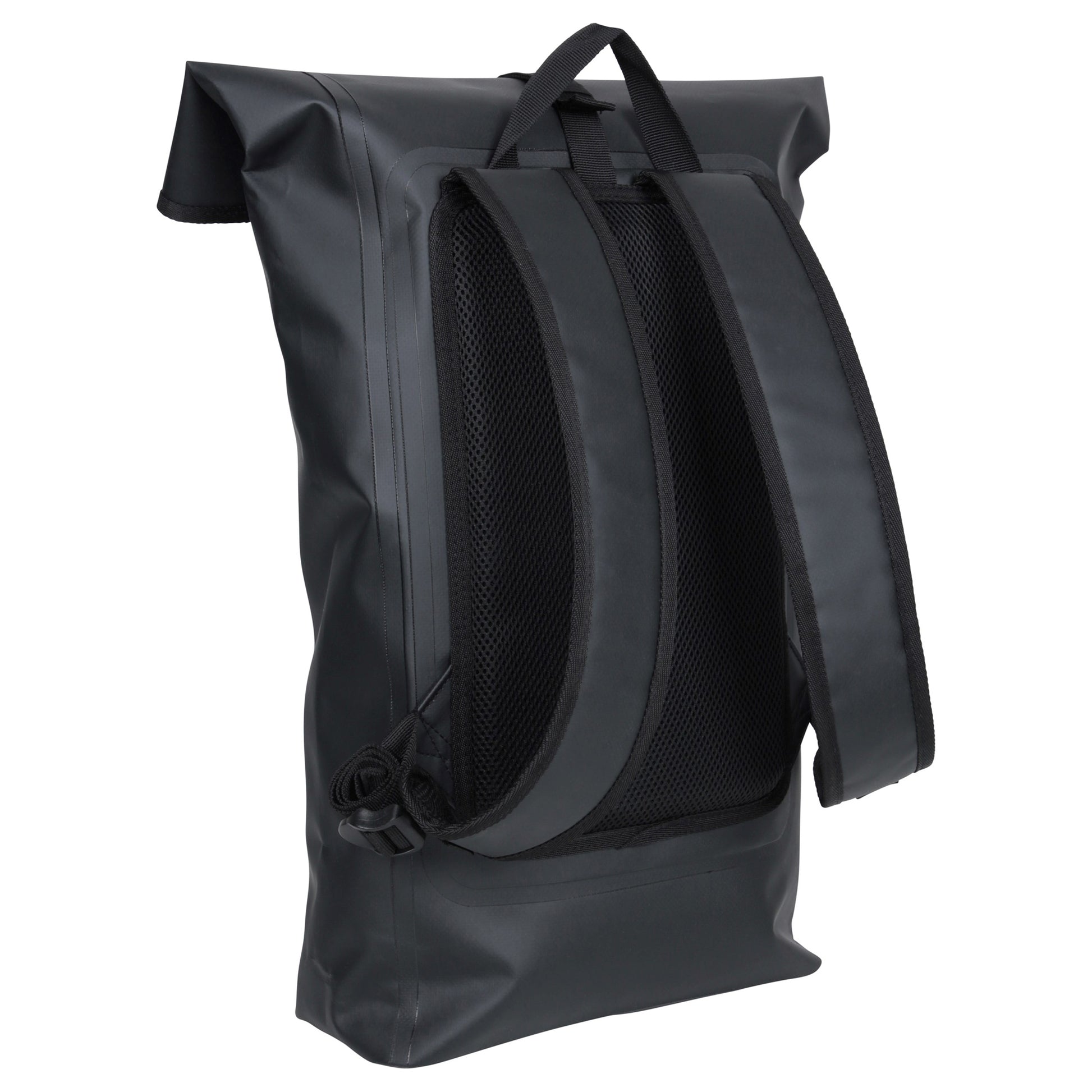 Black - Back - Mountain Warehouse Tempest Roll Top 18L Backpack