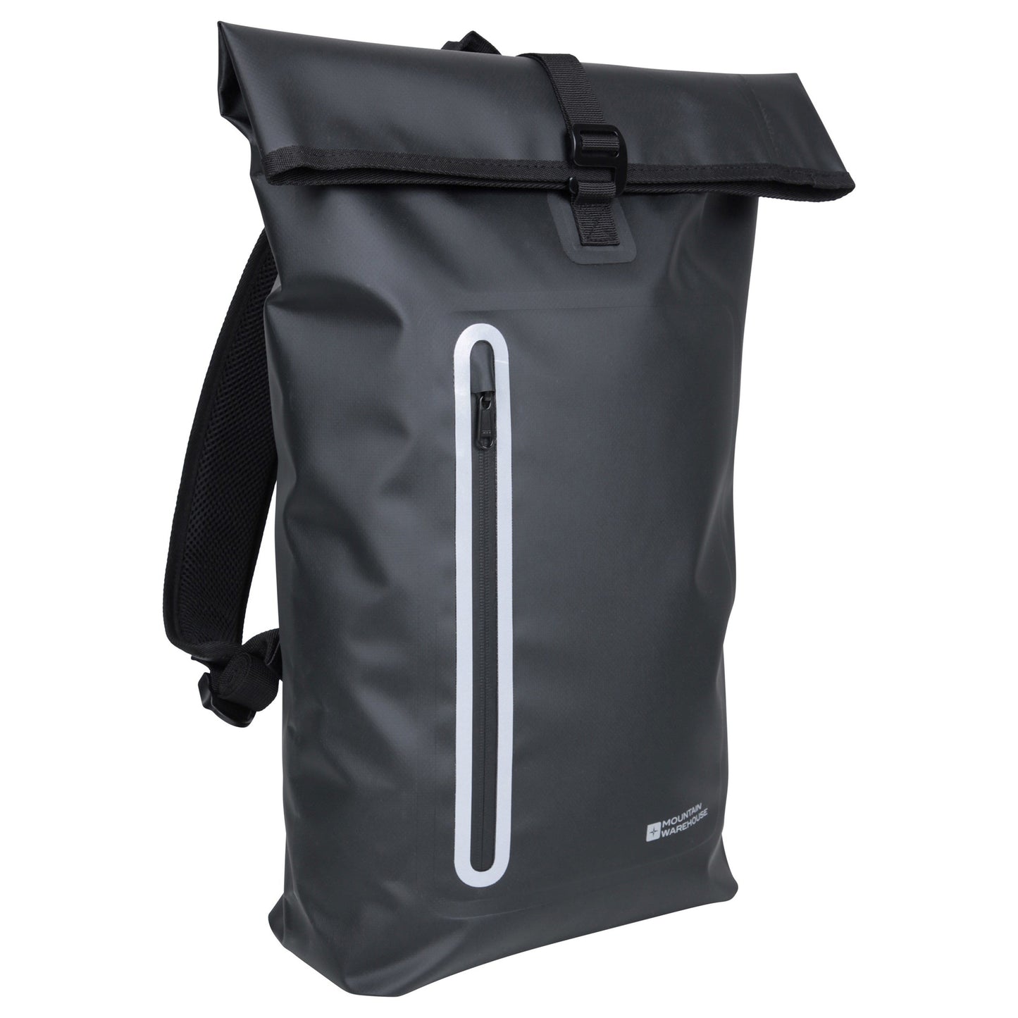 Black - Side - Mountain Warehouse Tempest Roll Top 18L Backpack