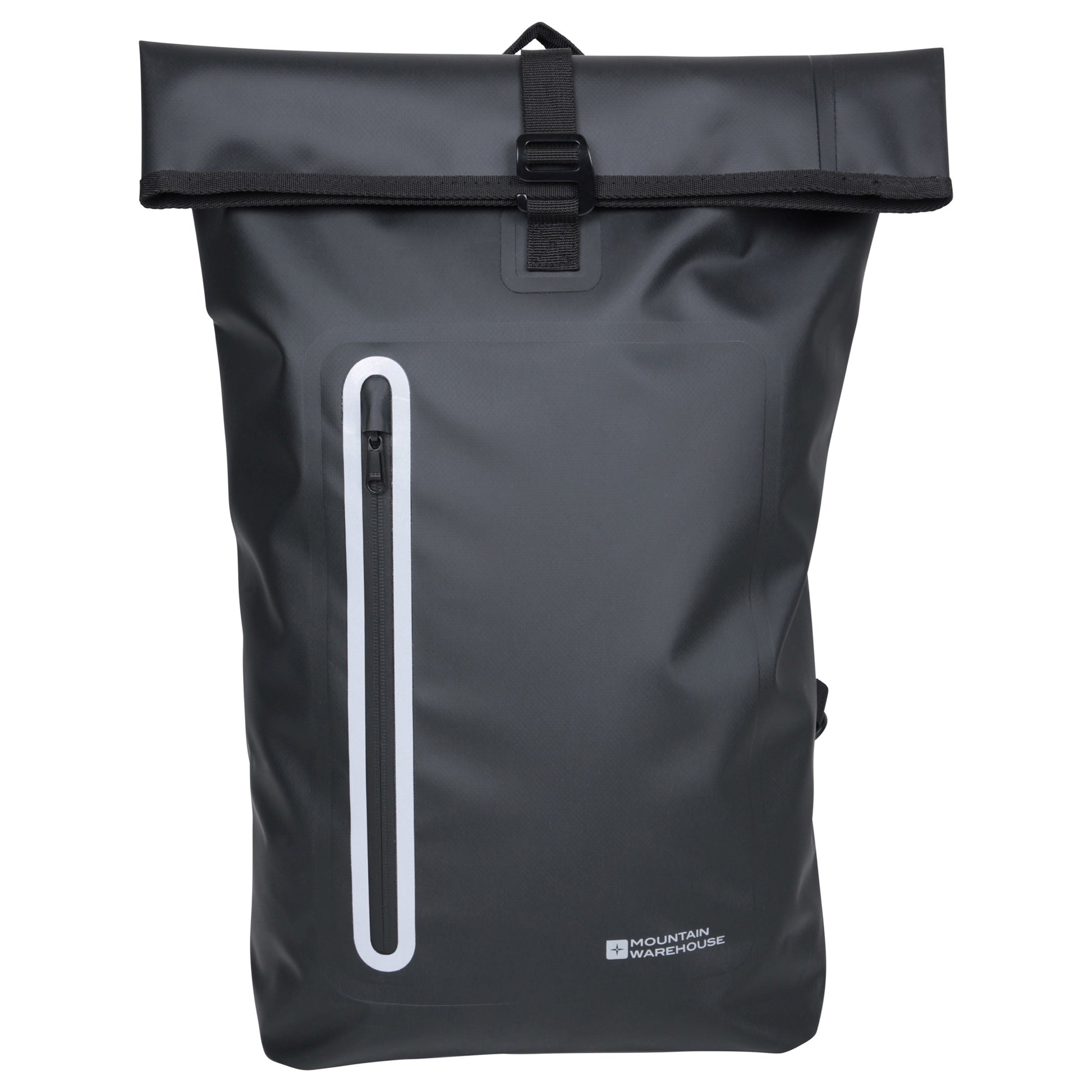 Black - Front - Mountain Warehouse Tempest Roll Top 18L Backpack