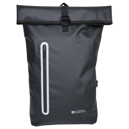 Black - Front - Mountain Warehouse Tempest Roll Top 18L Backpack