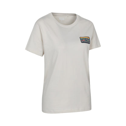 Beige - Lifestyle - Mountain Warehouse Womens-Ladies Inverness Relaxed Fit Short-Sleeved T-Shirt