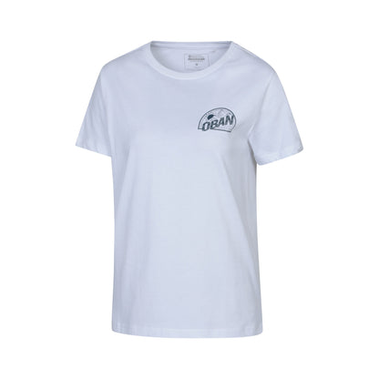 White - Lifestyle - Mountain Warehouse Womens-Ladies Oban Relaxed Fit Short-Sleeved T-Shirt