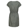 Khaki Green - Back - Mountain Warehouse Womens-Ladies Mykonos Leaf Print Dress