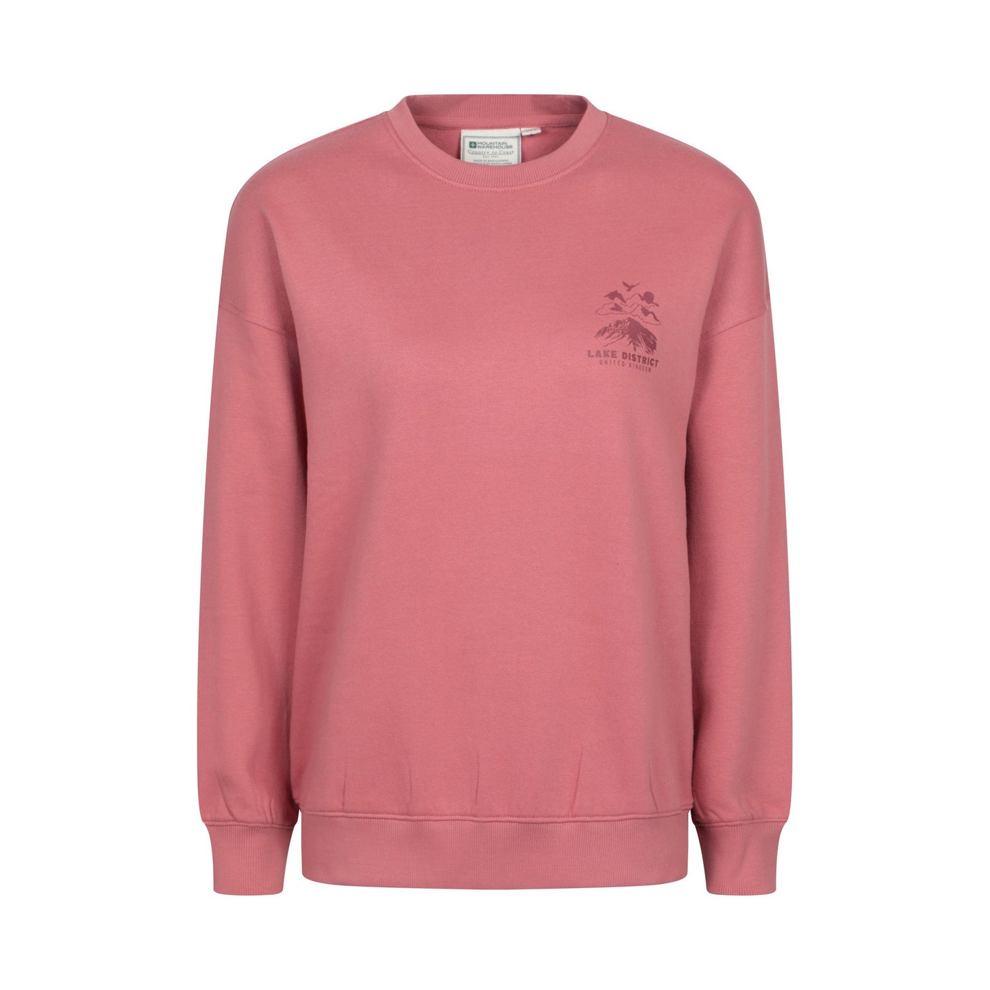 Pink - Front - Mountain Warehouse Womens-Ladies Scotland Graphic Sweatshirt