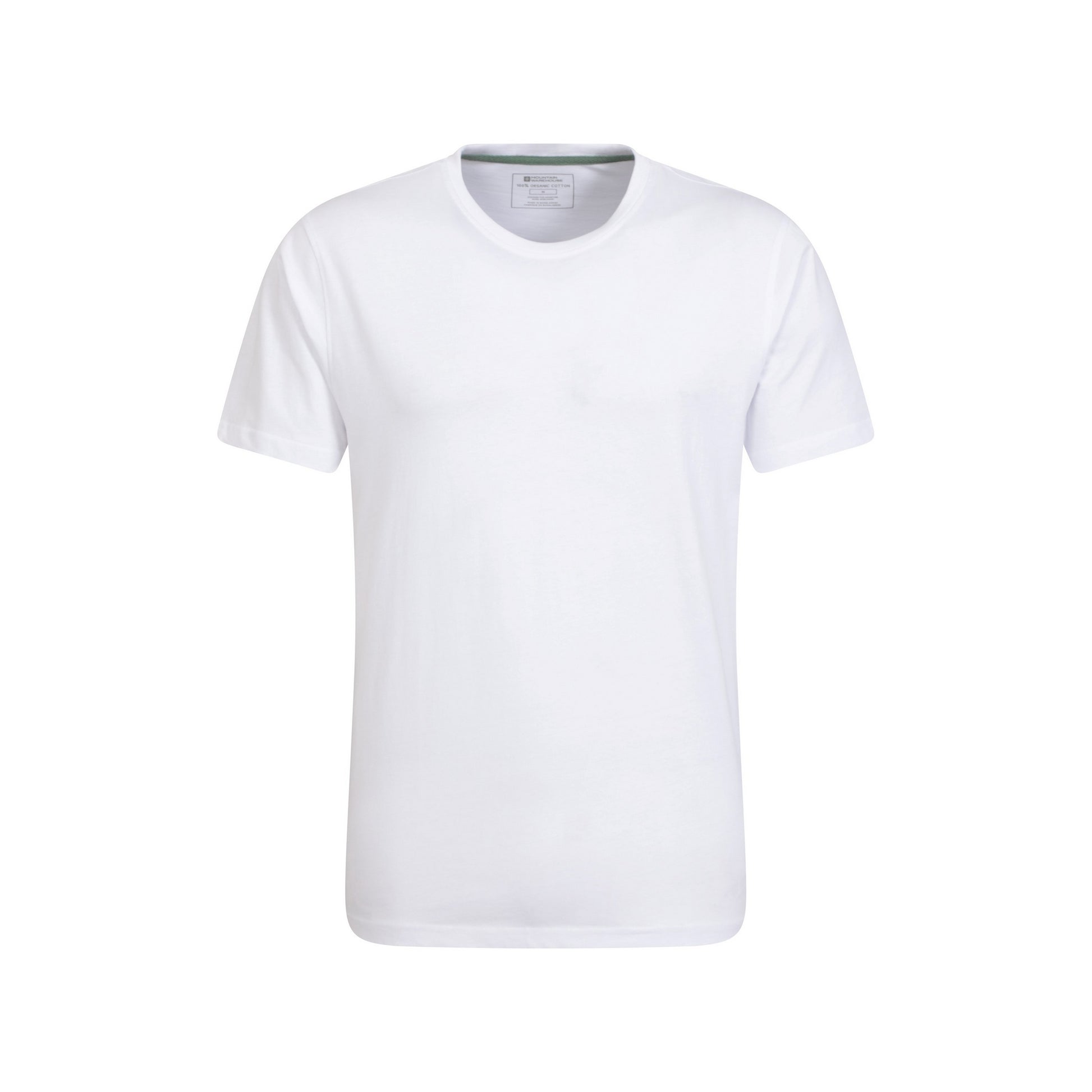 White-Black - Side - Mountain Warehouse Mens Flint Crew Neck T-Shirt (Pack of 2)