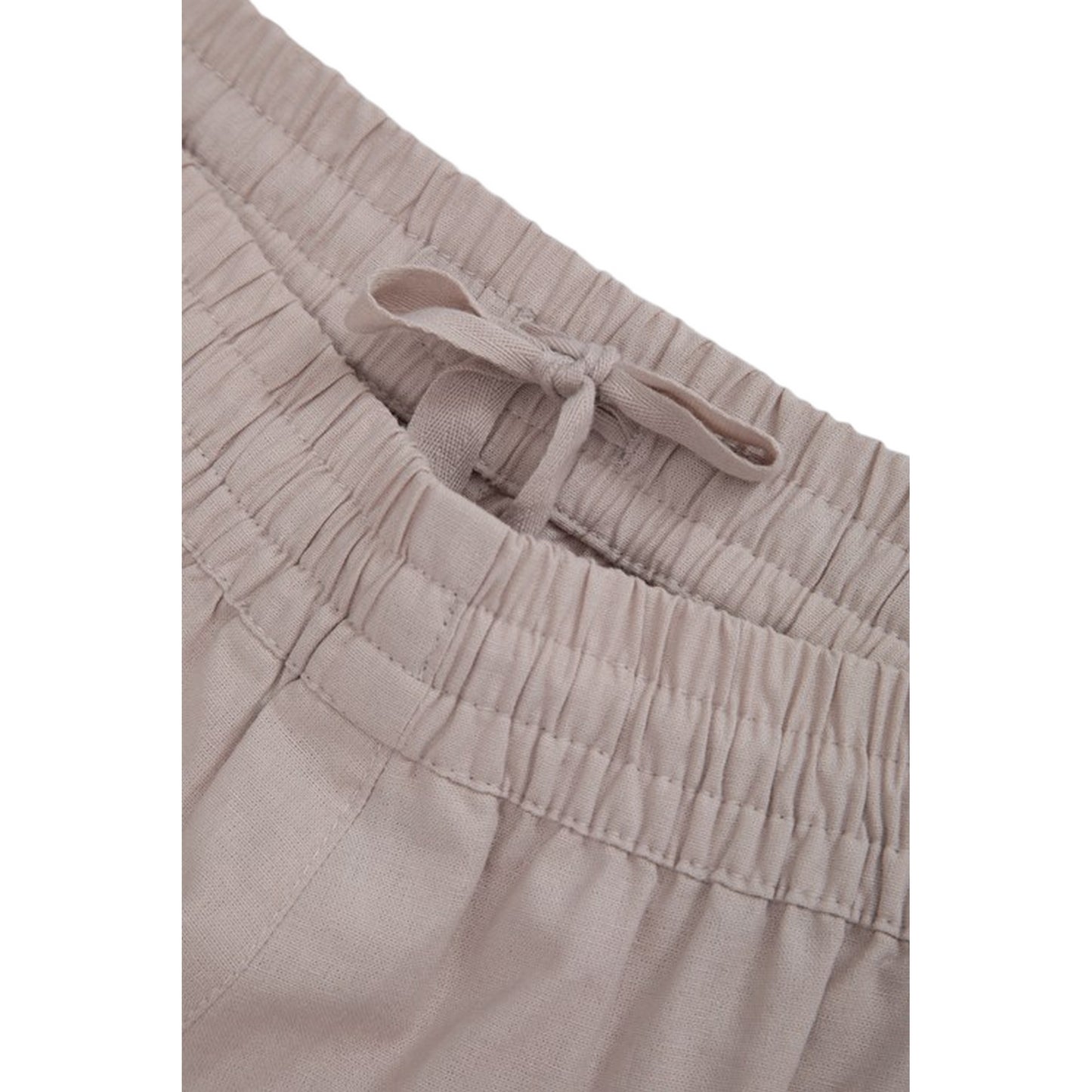 Light Beige - Side - Animal Womens-Ladies Comfort Cotton Shorts