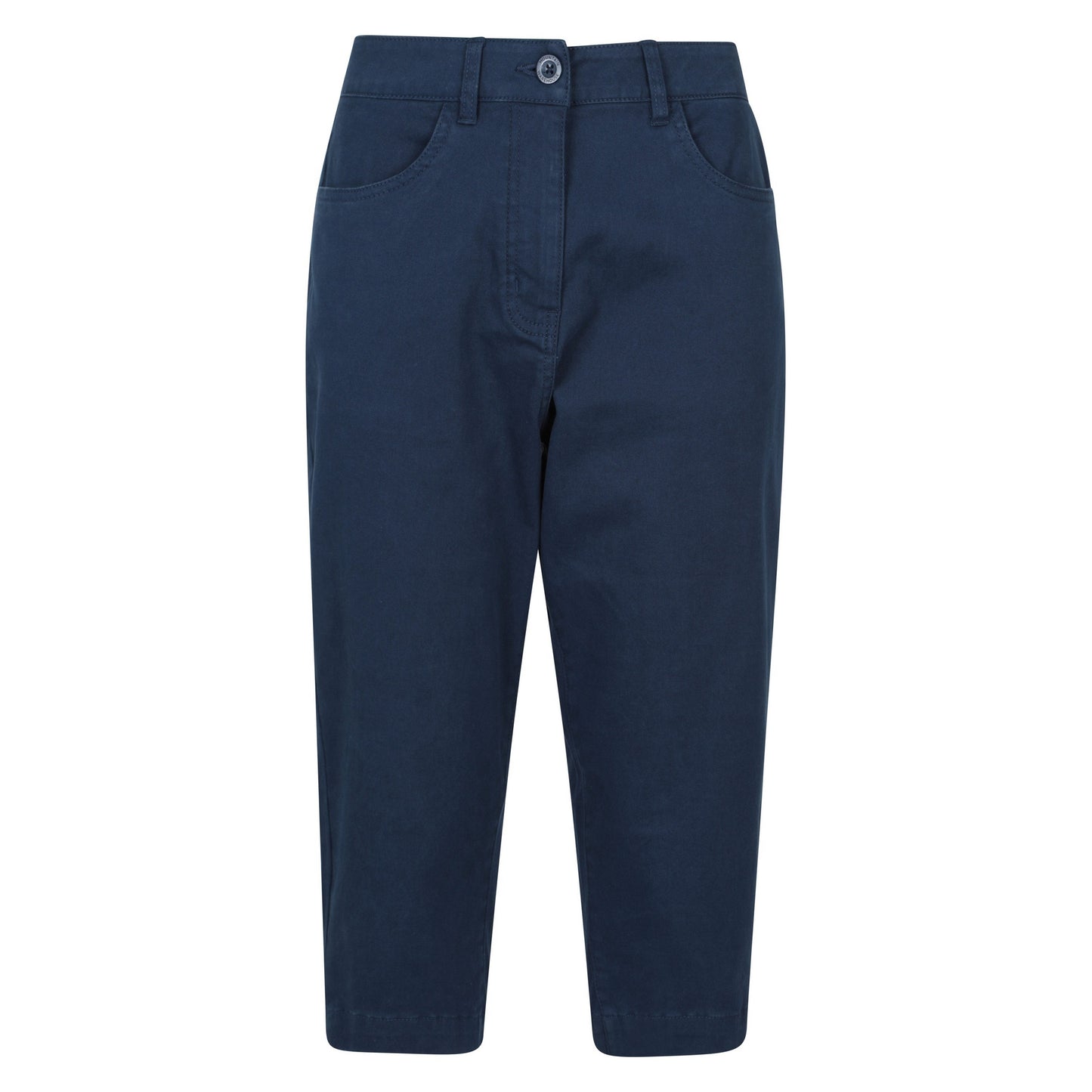 Navy - Front - Mountain Warehouse Womens-Ladies Marina Cropped Trousers