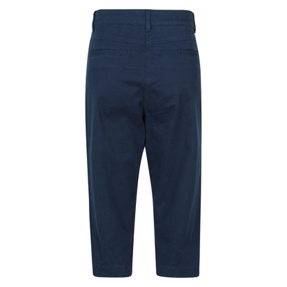 Navy - Back - Mountain Warehouse Womens-Ladies Marina Cropped Trousers