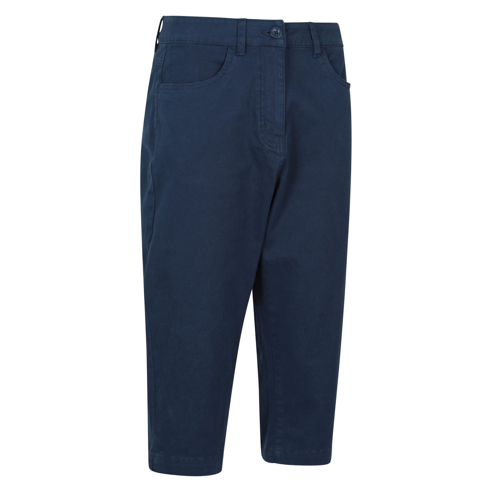 Navy - Side - Mountain Warehouse Womens-Ladies Marina Cropped Trousers