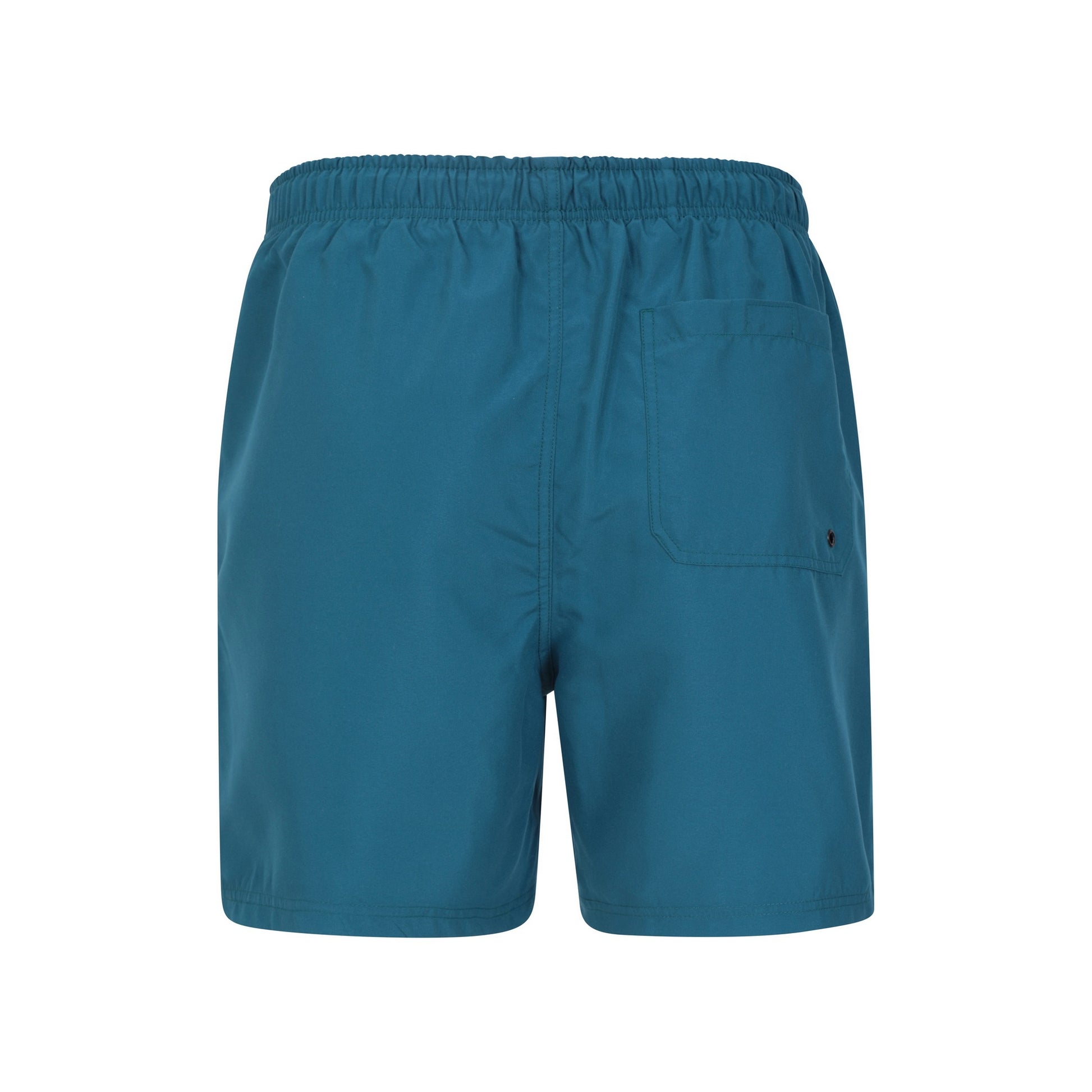 Petrol - Side - Mountain Warehouse Mens Aruba Floral Swim Shorts (Pack of 2)