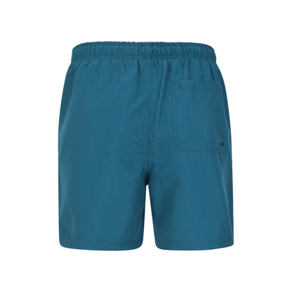 Petrol - Side - Mountain Warehouse Mens Aruba Floral Swim Shorts (Pack of 2)
