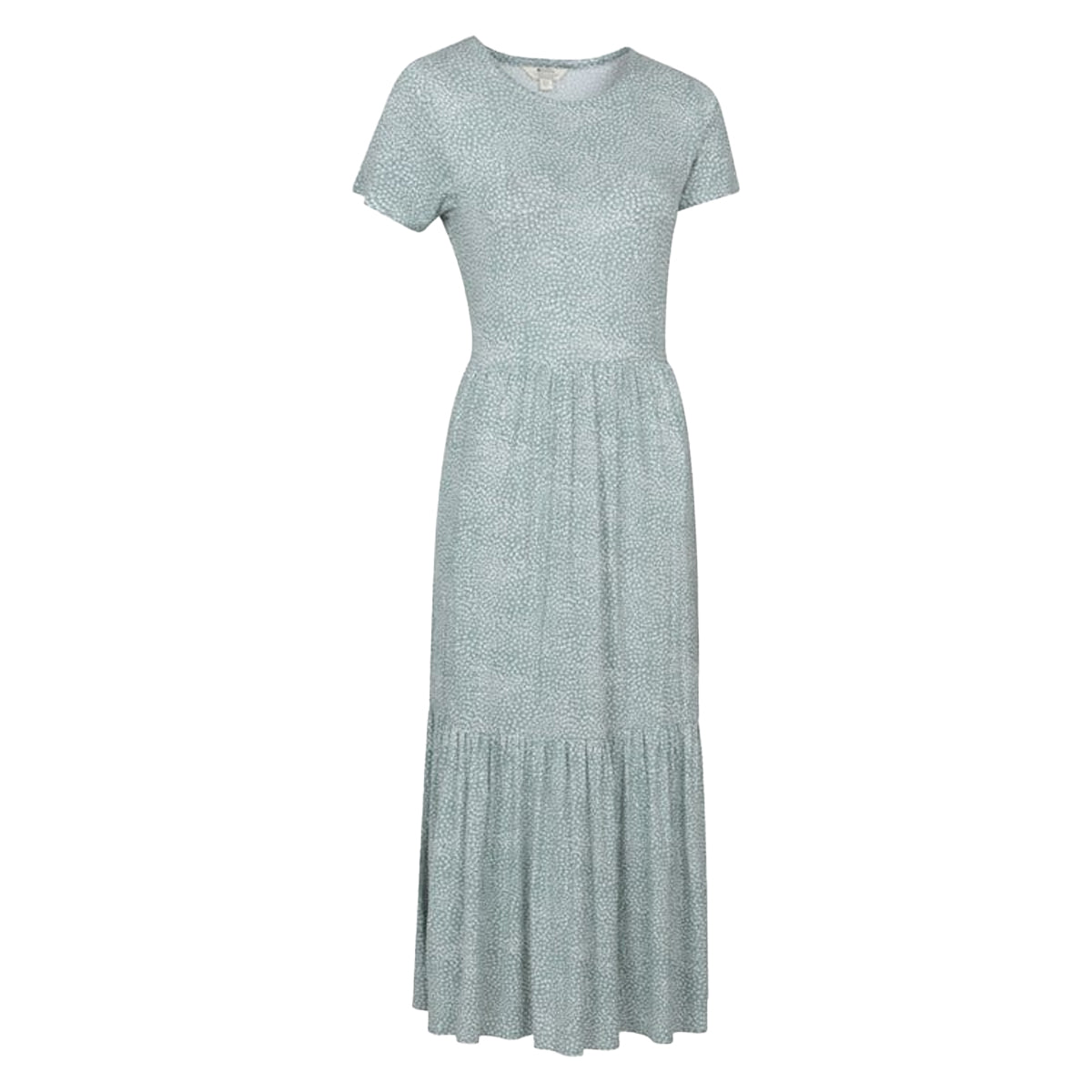 Green - Side - Mountain Warehouse Womens-Ladies Sardinia Dotted Tiered Dress