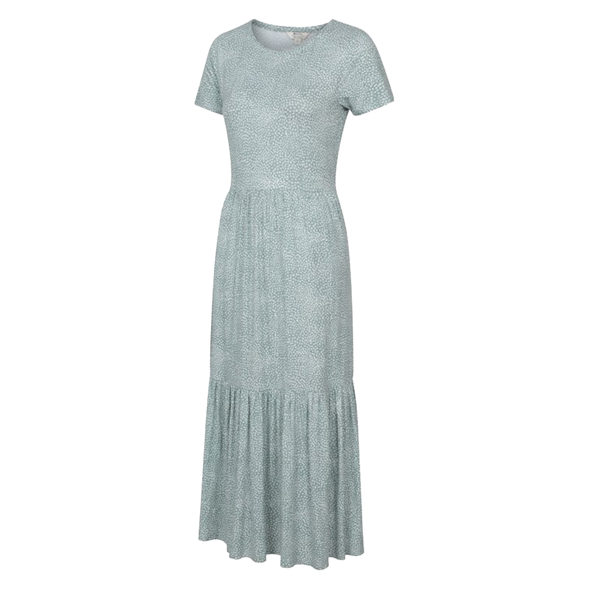 Green - Lifestyle - Mountain Warehouse Womens-Ladies Sardinia Dotted Tiered Dress