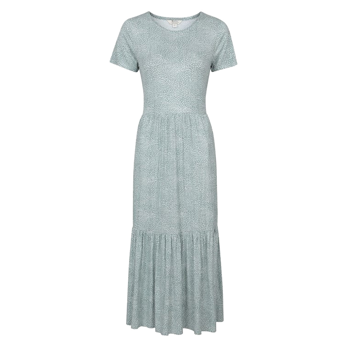 Green - Front - Mountain Warehouse Womens-Ladies Sardinia Dotted Tiered Dress