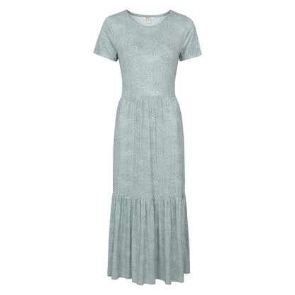 Green - Front - Mountain Warehouse Womens-Ladies Sardinia Dotted Tiered Dress