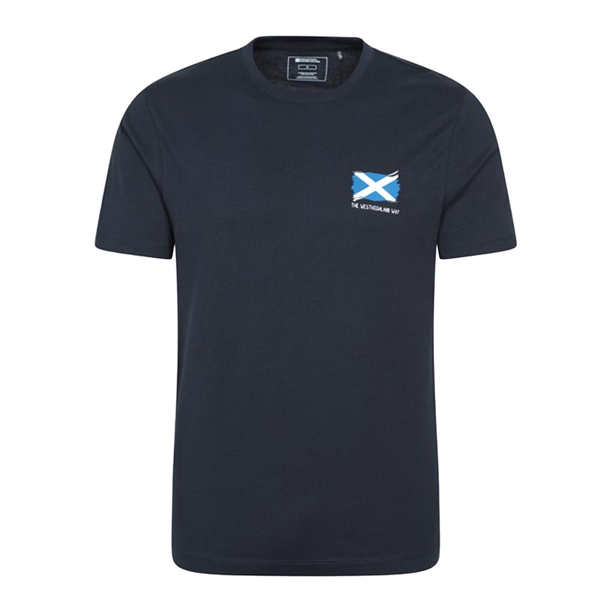 Navy - Front - Mountain Warehouse Mens West Highlands Short-Sleeved T-Shirt