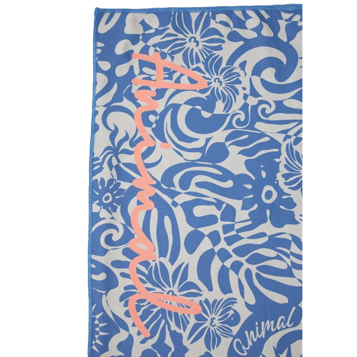 Bright Blue - Back - Animal Beach Towel
