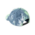 Green - Back - Animal Childrens-Kids Mikey Tie Dye Organic Baseball Cap