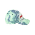 Green - Side - Animal Childrens-Kids Mikey Tie Dye Organic Baseball Cap