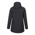 Black - Back - Mountain Warehouse Womens-Ladies April Longline Waterproof Jacket