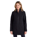 Black - Side - Mountain Warehouse Womens-Ladies April Longline Waterproof Jacket
