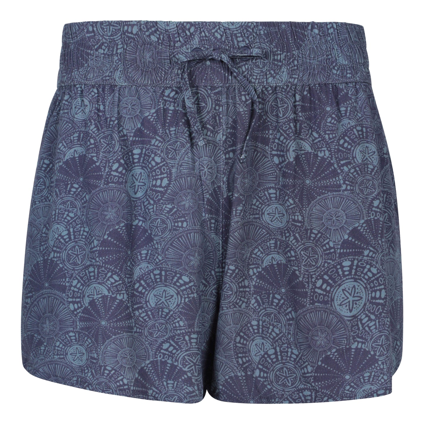 Navy - Front - Mountain Warehouse Womens-Ladies Vibe Abstract Shorts